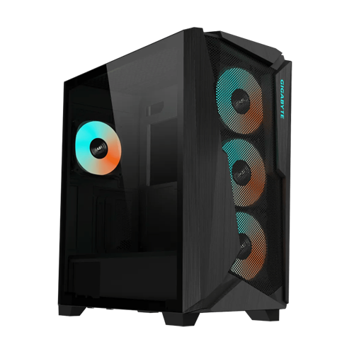 Gigabyte C301 GLASS Mid Tower Black (Tempered Glass Side Window) ATX Gaming Desktop Case